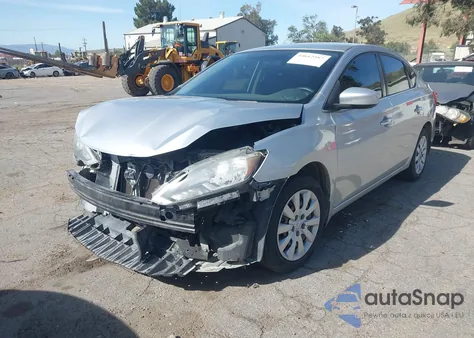 2016 Nissan Sentra S из США, поврежденный, VIN 3N1AB7AP4GY336496